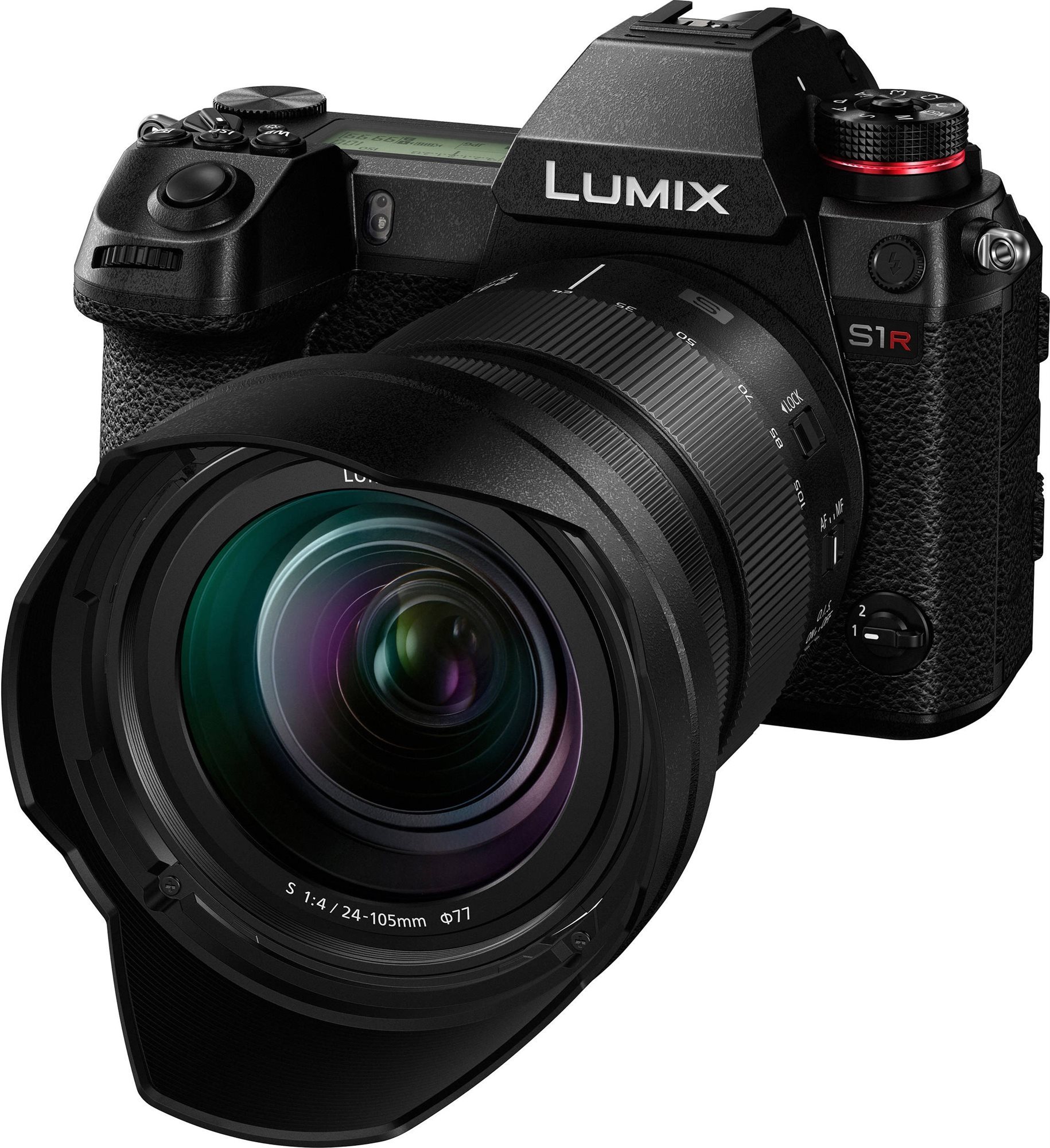 Digitális fényképezőgép Panasonic LUMIX DC-S1R + Lumix S PRO 24-105 mm f/4 MACRO O.I.S.