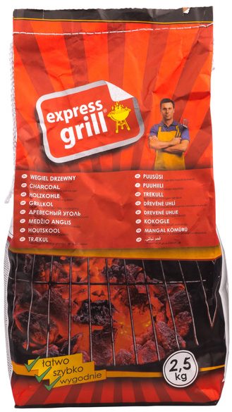 Grill szén EXPRESS GRILL faszén 2