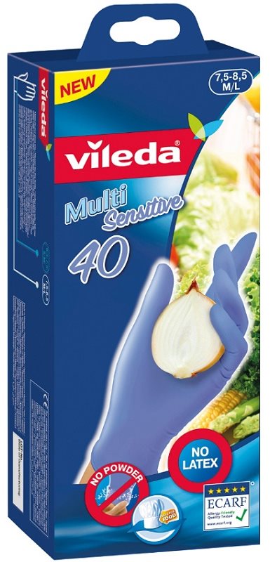 Gumikesztyű VILEDA MultiSensitive 40 M/L