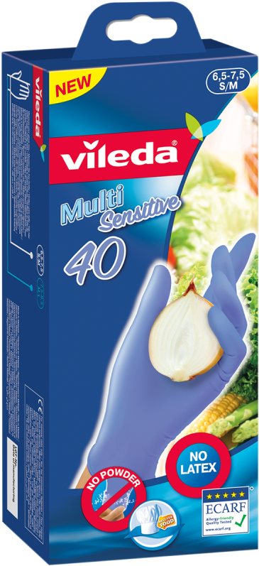 Gumikesztyű VILEDA MultiSensitive 40