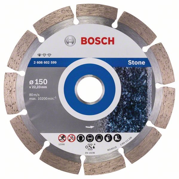 Gyémánt korong BOSCH Standard for Stone 150x22