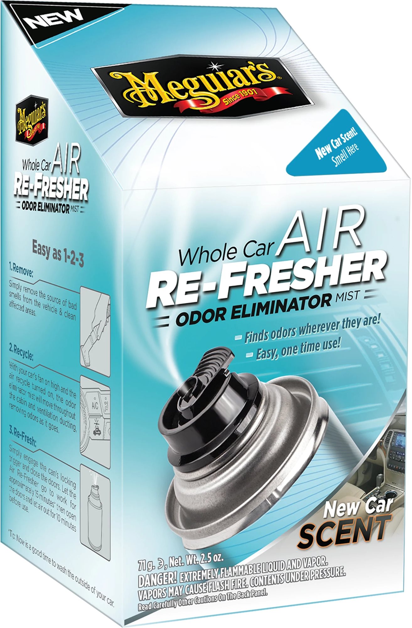 Légkondicionáló tisztító MEGUIAR'S Air Re-Fresher Odor Eliminator - New Car Scent