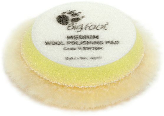 Lešticí kotouč RUPES Yellow Wool Polishing Pad MEDIUM - sada 4 ks