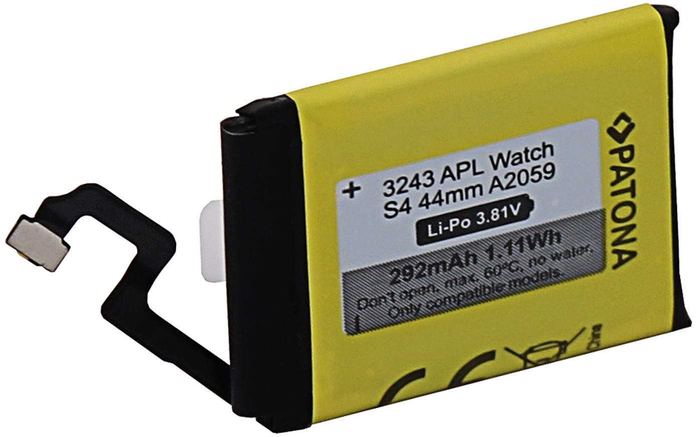 Okosóra akkumulátor PATONA az Apple Watch 4 292 mAh A2059 44 mm-es órához