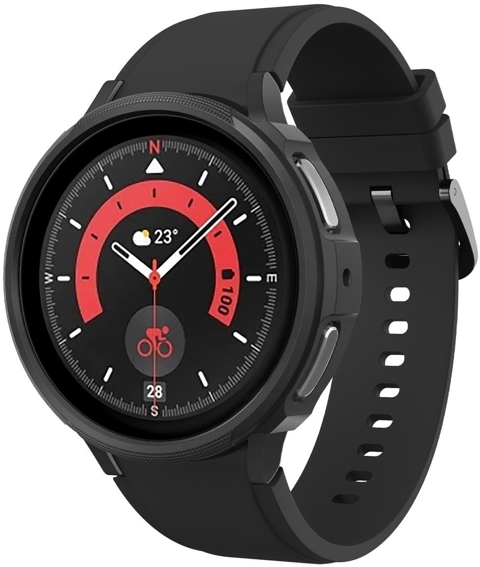 Okosóra tok Spigen Liquid Air Black Samsung Galaxy Watch5 Pro 45 mm