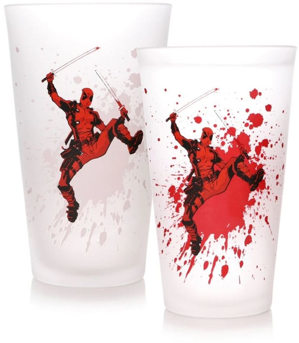 Pohár Deadpool - hőre változó pohár