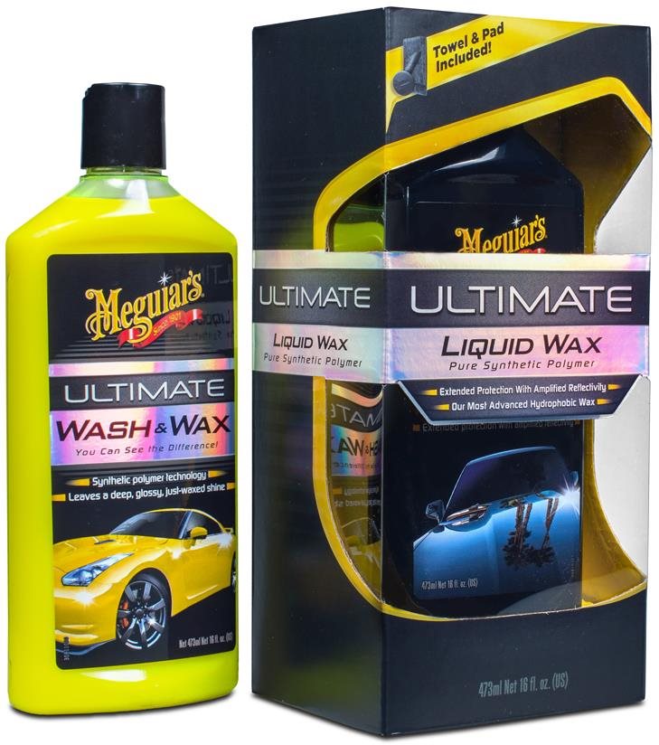 Sada autokosmetiky Meguiar's Ultimate Wash & Wax Kit - základní sada autokosmetiky pro mytí a ochranu laku