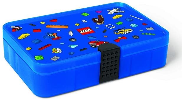 Tároló doboz LEGO Iconic Doboz rekeszekkel - kék