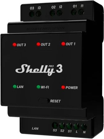 WiFi kapcsoló Shelly Pro 3