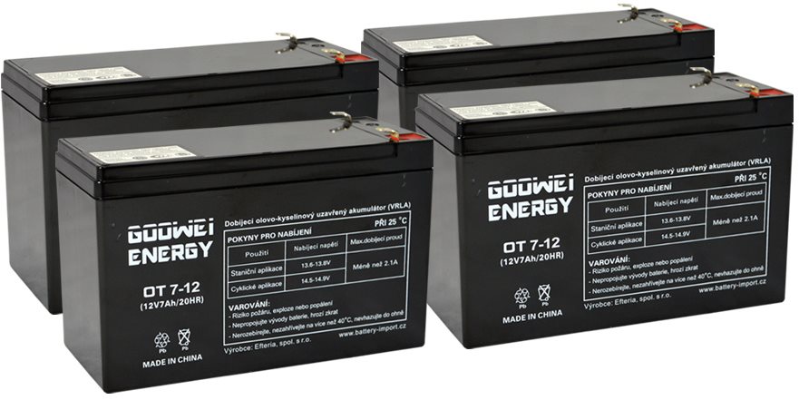 Akkumulátor szünetmentes tápegységhez GOOWEI RBC25