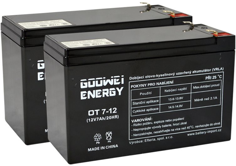 Akkumulátor szünetmentes tápegységhez GOOWEI RBC54