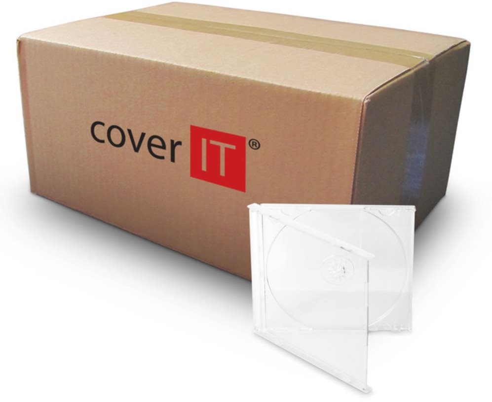 CD/DVD tok COVER IT box: 1 CD 10 mm jewel box + tray