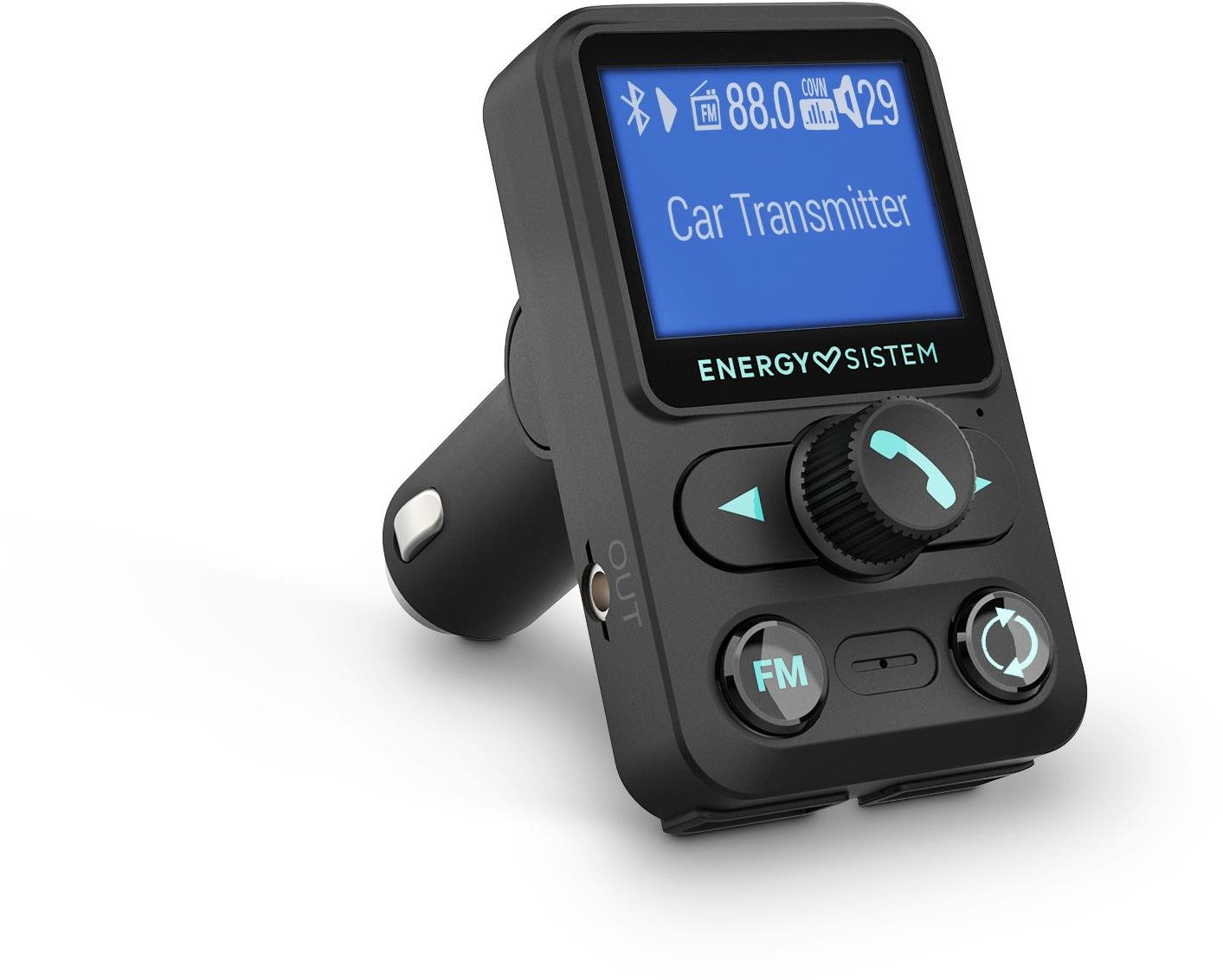 FM Transzmitter Energy Sistem Car Transmitter FM XTRA Bluetooth