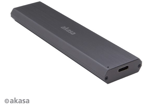 HDD keret AKASA alumínium külső doboz M.2 PCIe NVMe SSD-hez
