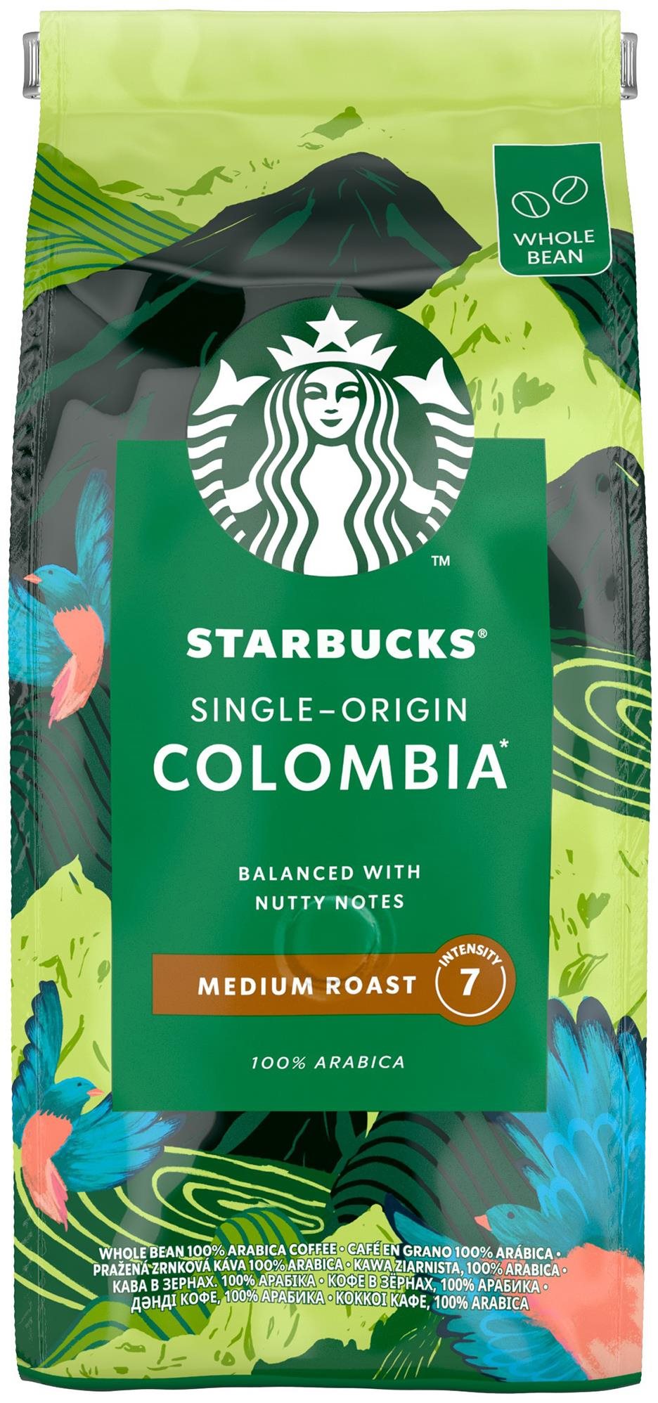 Kávé Starbucks® Single Origin Colombia közepes pörkölés