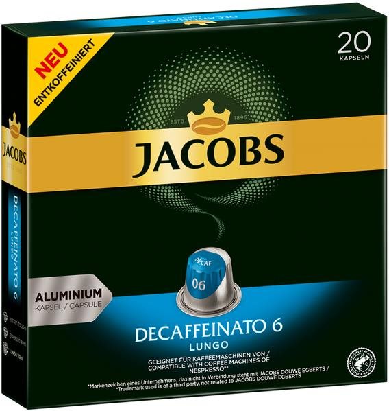 Kávékapszula Jacobs Decaffeinato 6-os intenzitás