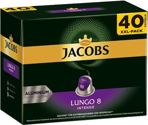 Kávékapszula Jacobs Lungo 8-as intenzitás
