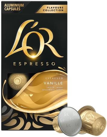 Kávékapszula L'OR Espresso Vanille 10 db kapszula Nespresso®* kávégépekhez
