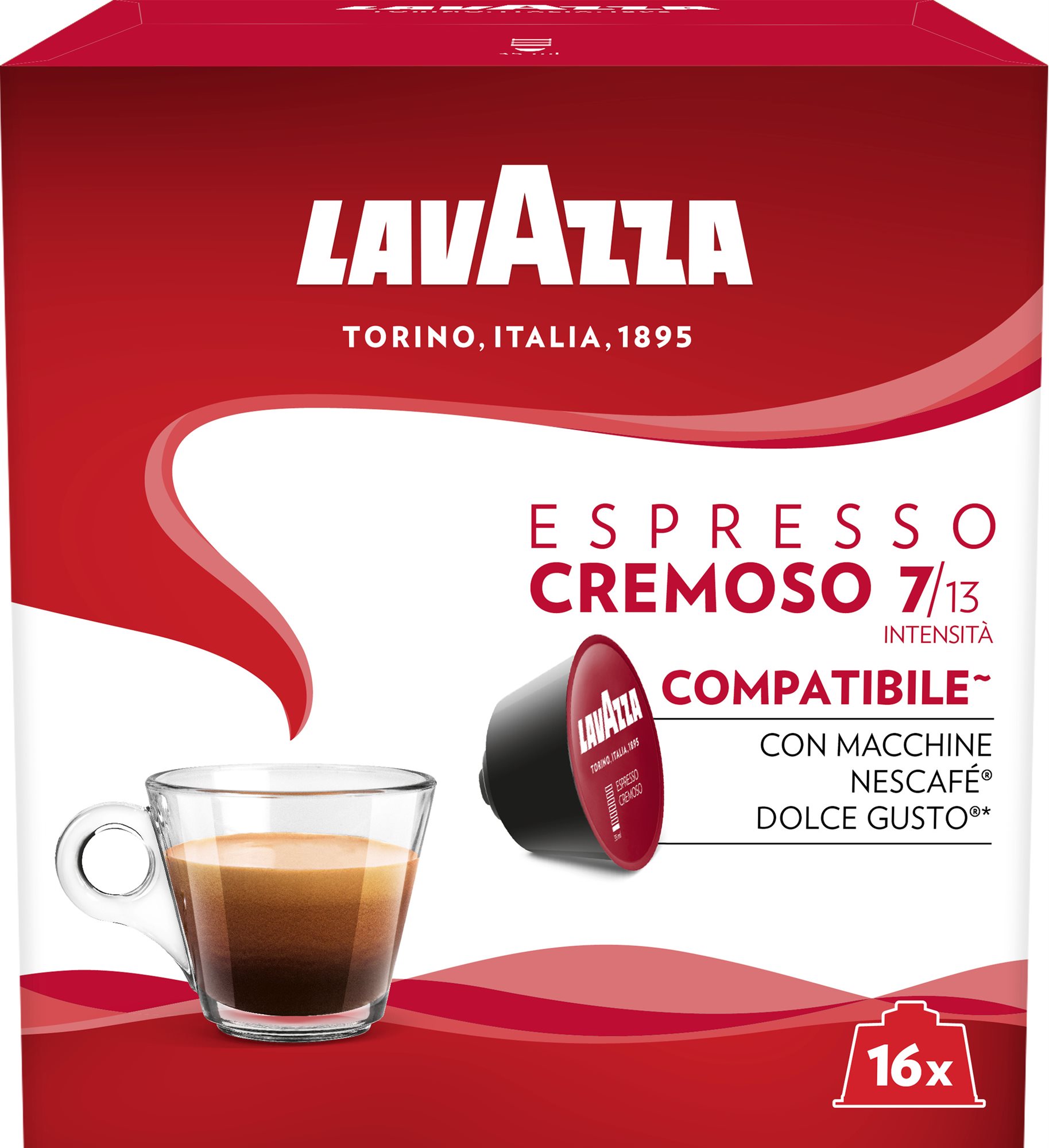 Kávékapszula Lavazza DGC Espresso Cremoso 16 db