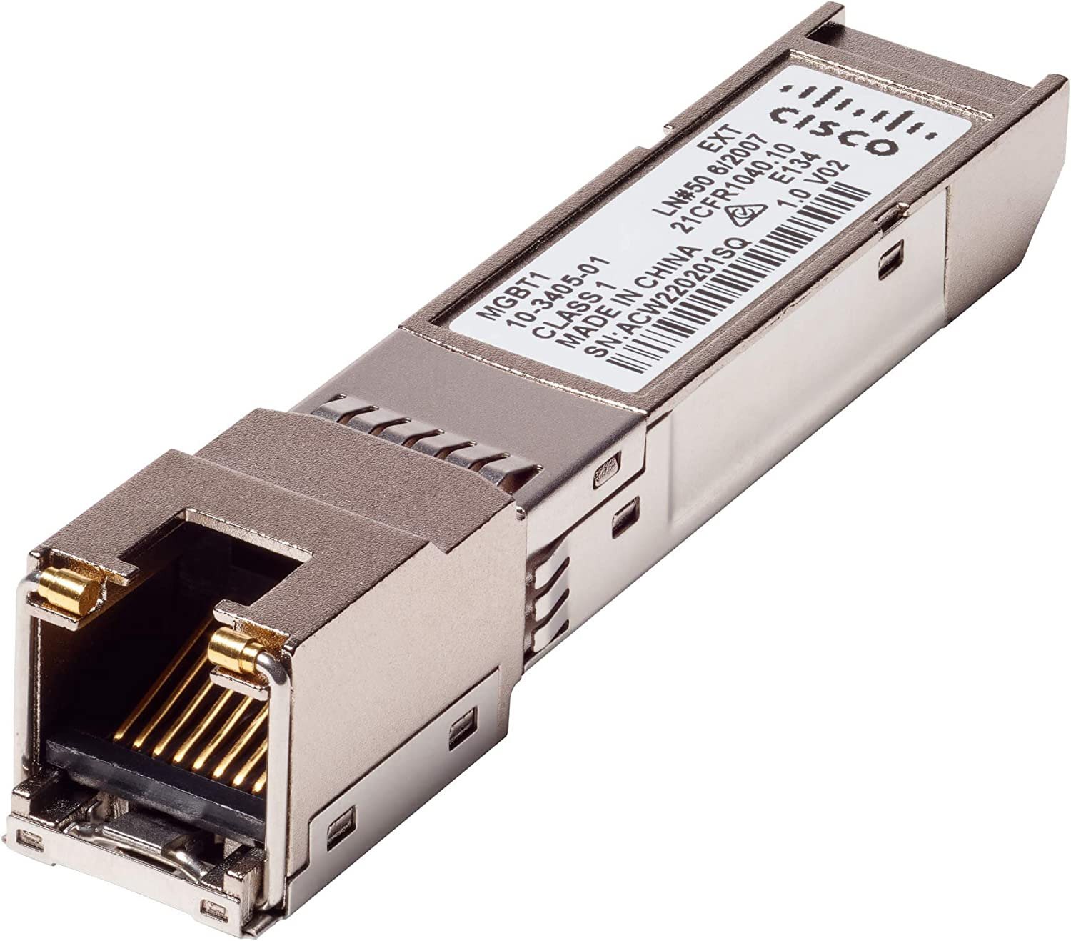Modul CISCO Gigabit Ethernet 1000 Base-T Mini-GBIC SFP Transceiver