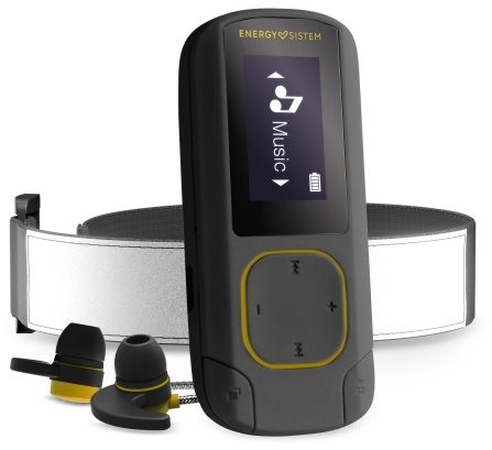 Mp3 lejátszó Energy Sistem MP3 Clip Bluetooth 16 GB Borostyánsárga