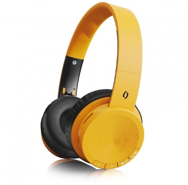 Vezeték nélküli fül-/fejhallgató ALIGATOR AH02 sárga