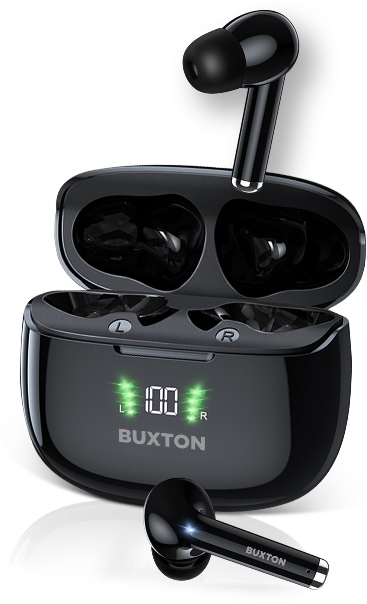 Vezeték nélküli fül-/fejhallgató Buxton BTW 8800 fekete