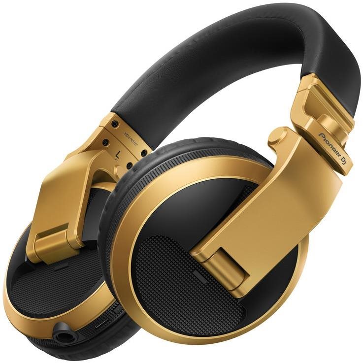 Vezeték nélküli fül-/fejhallgató Pioneer DJ HDJ-X5BT-N arany