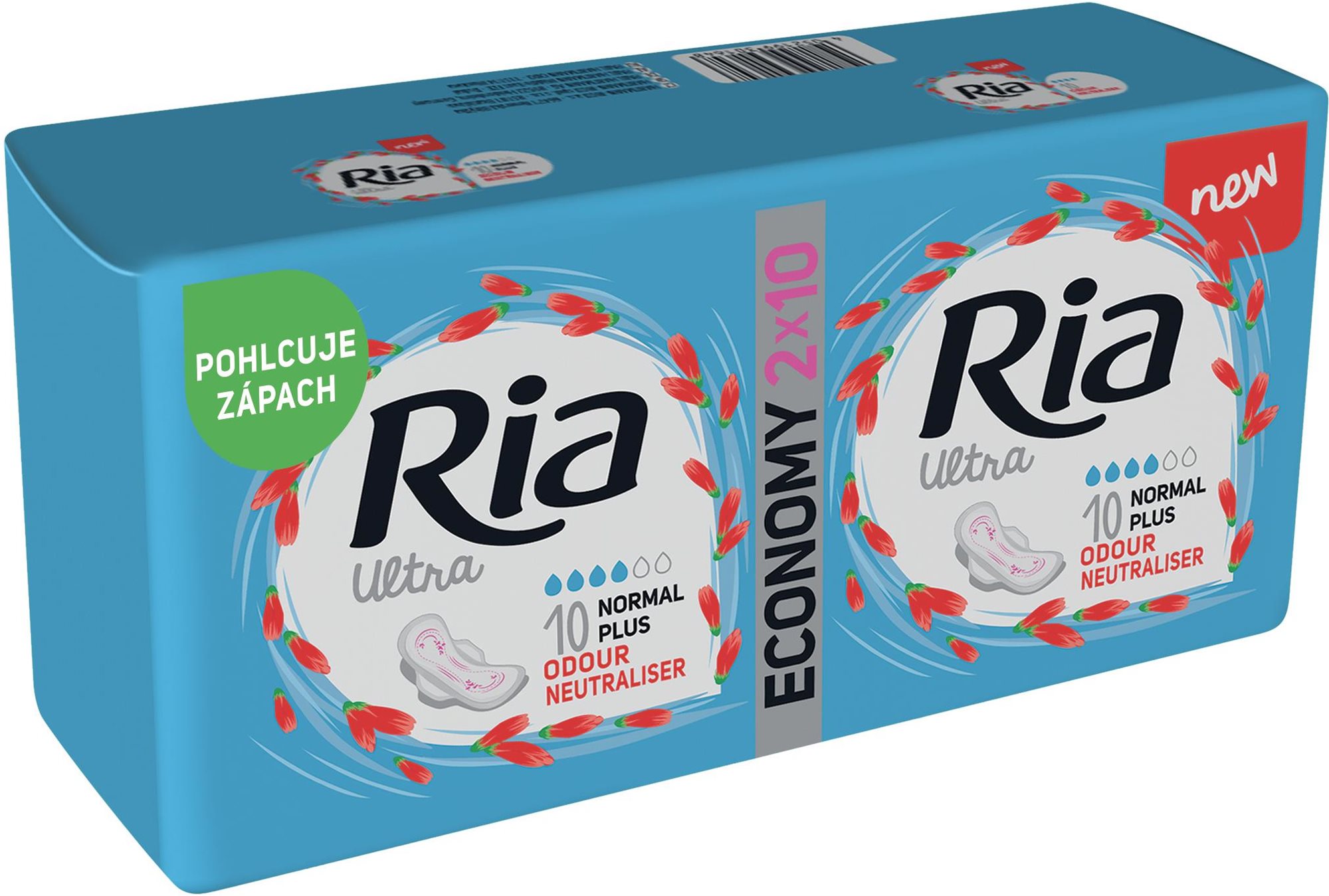 Egészségügyi betét RIA Ultra Normal Plus Odour Neutraliser 20 db
