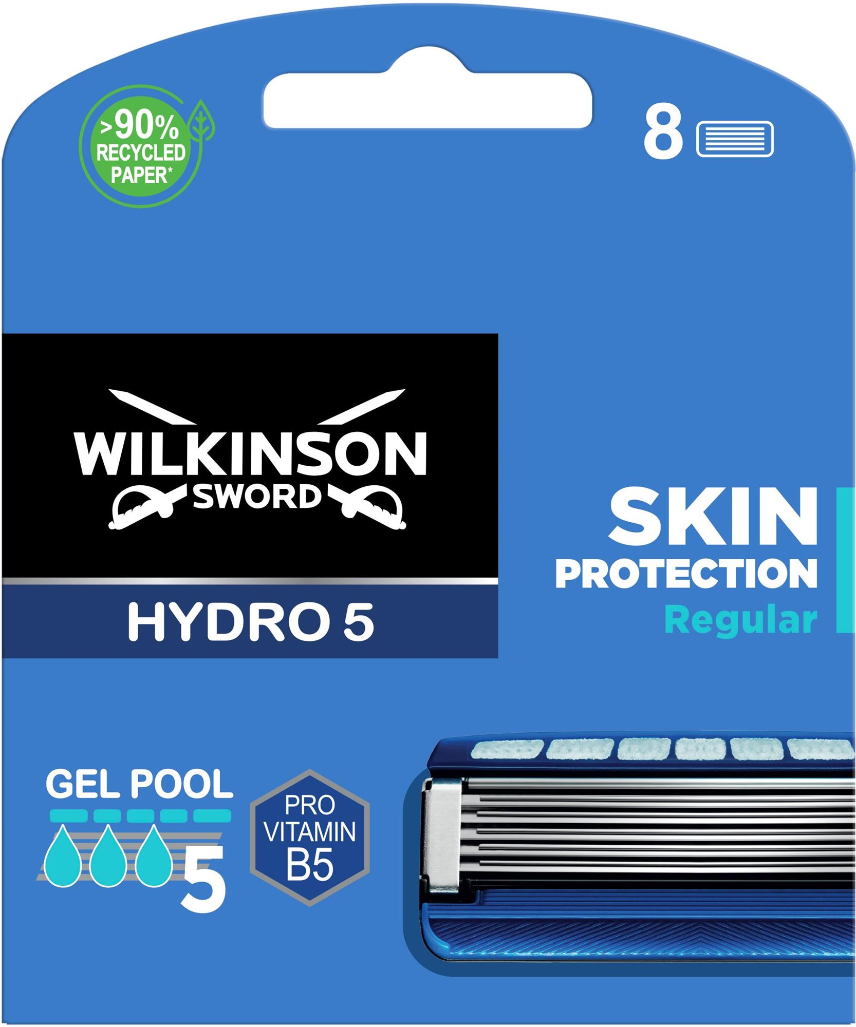 Férfi borotvabetét WILKINSON Hydro 5 Skin Protection Borotvabetét 8 db