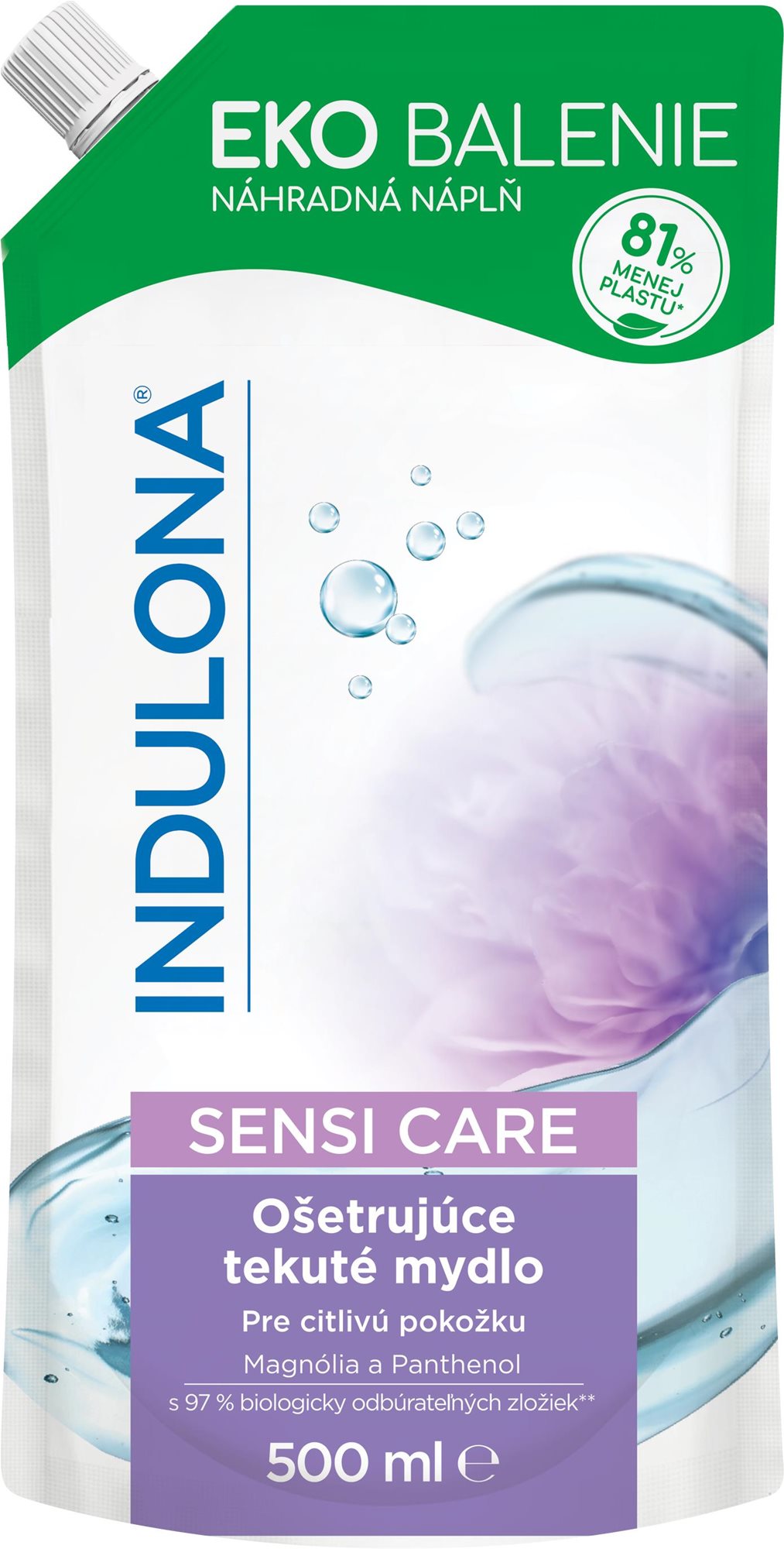 Folyékony szappan INDULONA Sensi Care folyékony szappan utántöltő 500 ml