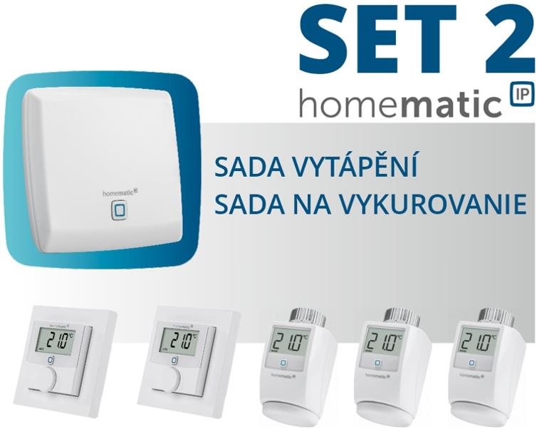 Fűtésszabályozó készlet Homematic IP Homematic IP (2+1 lakás) - HmIP-SET2 Fűtésszabályozó készlet