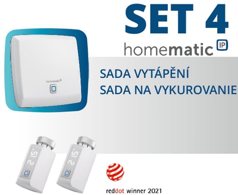 Fűtésszabályozó készlet Homematic IP Homematic IP (StarterKit EVO) - HmIP-SET4 Fűtésszabályozó készlet