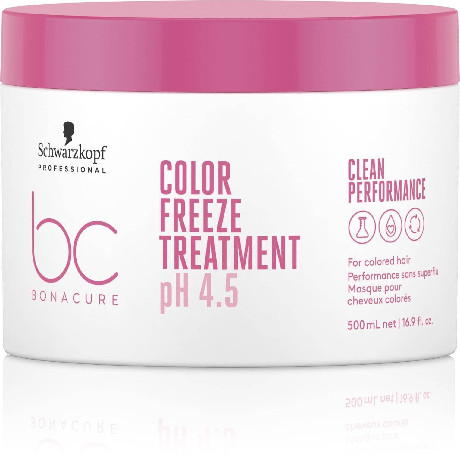 Hajpakolás SCHWARZKOPF Professional BC Bonacure Clean Balance Color Freeze Kúra 500 ml