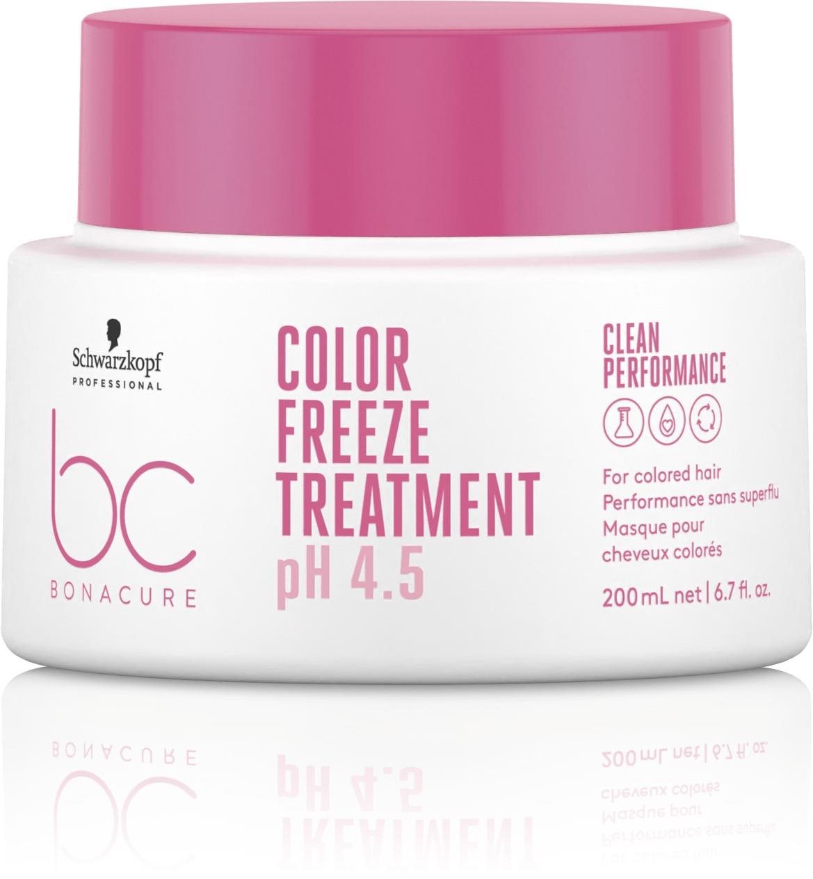 Hajpakolás SCHWARZKOPF Professional BC Bonacure Clean Balance Color Freeze kúra 200 ml