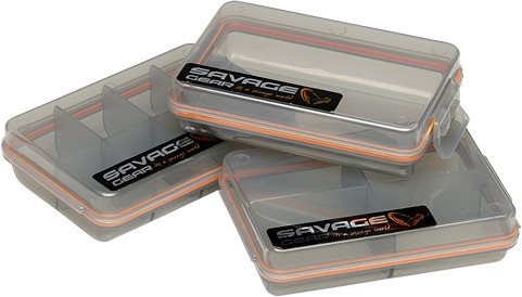 Horgász doboz Savage Gear Pocket Box Smoke 3db Kit