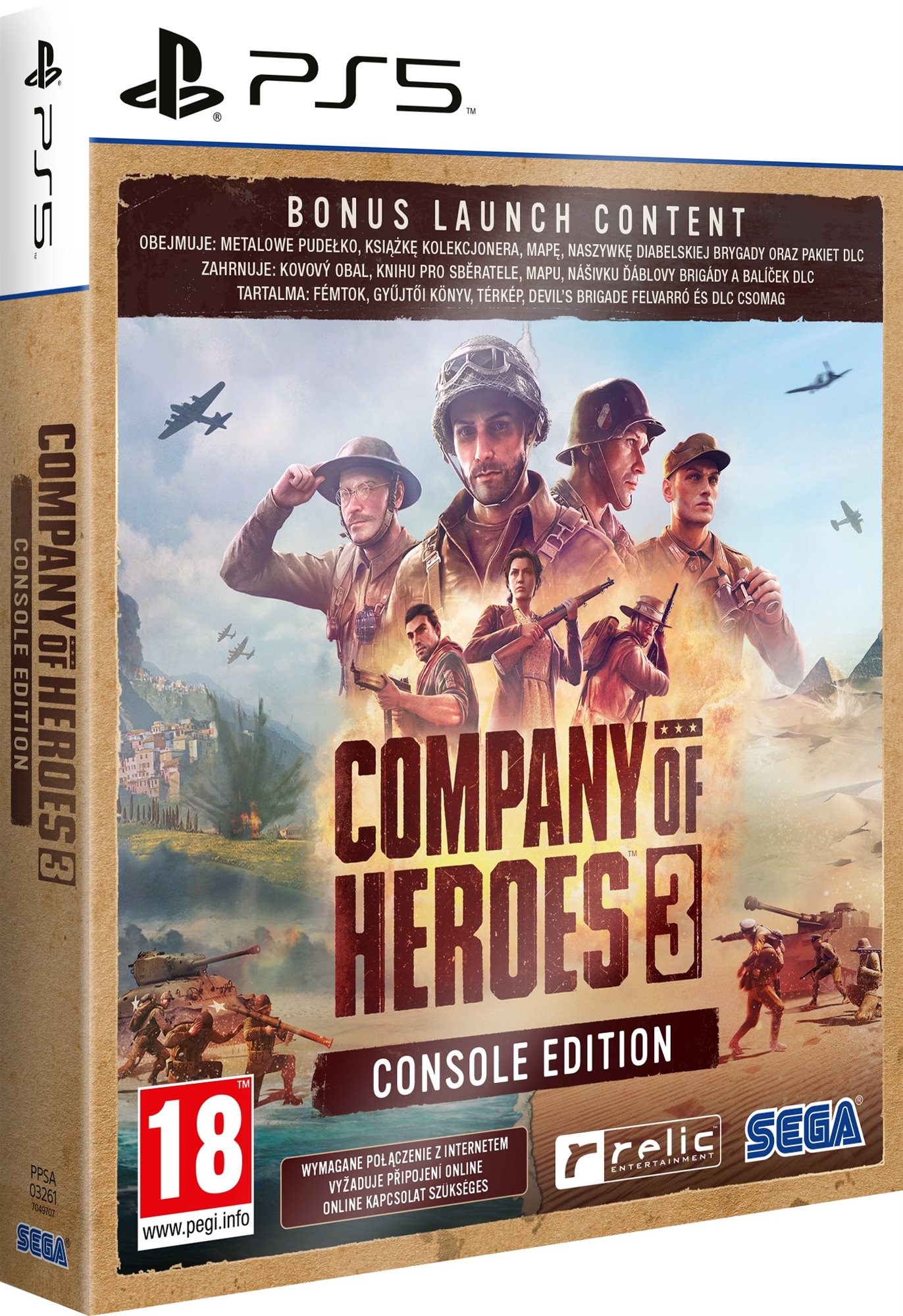Konzol játék Company of Heroes 3 Launch Edition Metal Case - PS5