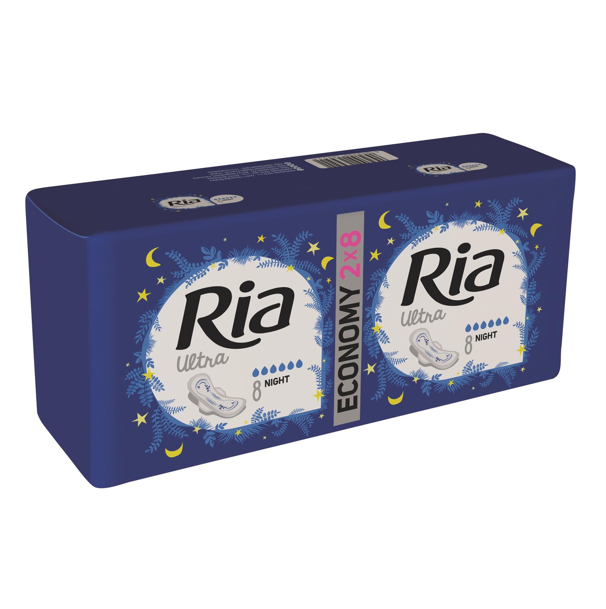 Menstruační vložky RIA Ultra Night 16 ks
