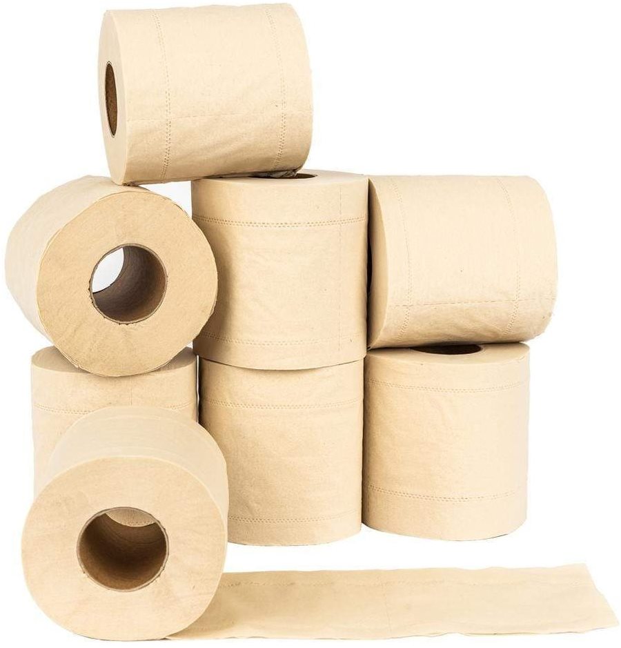 Öko toalettpapír PANDOO bambusz WC-papír 3 rétegű 8 db-os csomag