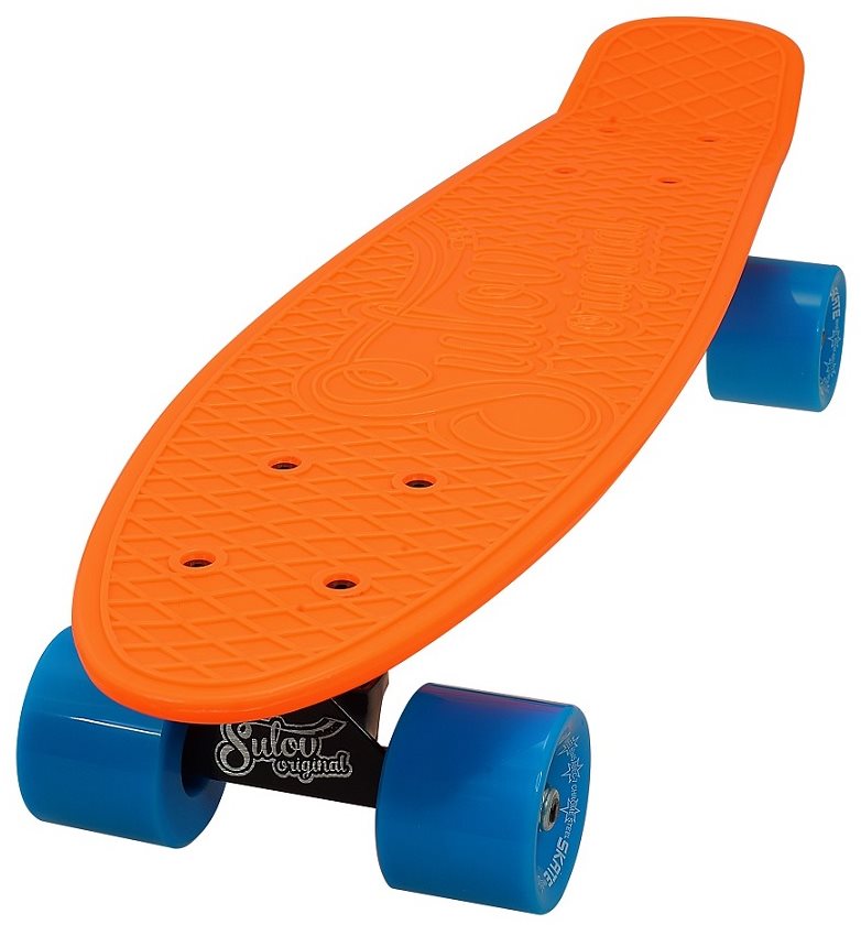 Penny board gördeszka Sulov Neon Speedway narancsszín-kék