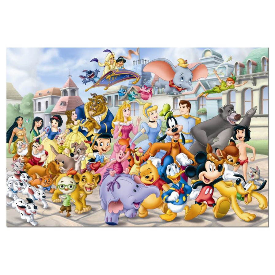 Puzzle Disney figurák 200 darabos