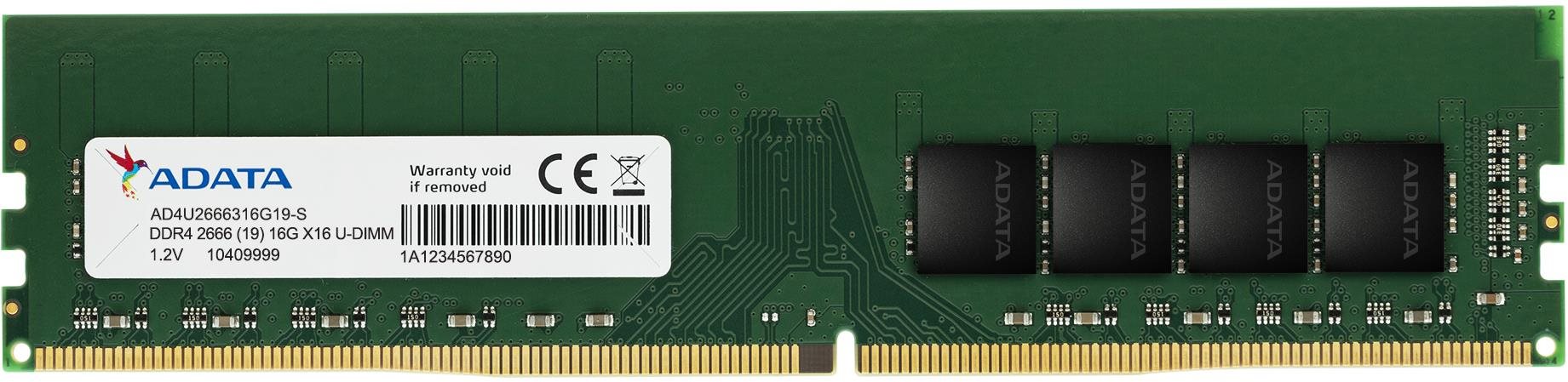 RAM memória ADATA 8GB DDR4 2666MHz CL19