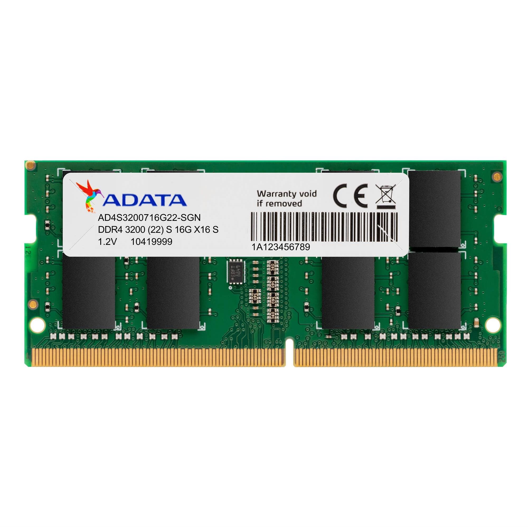 RAM memória ADATA SO-DIMM 16GB DDR4 3200MHz CL22