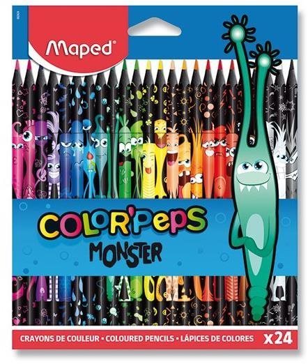 Színes ceruza Maped Color´Peps Monster famentes
