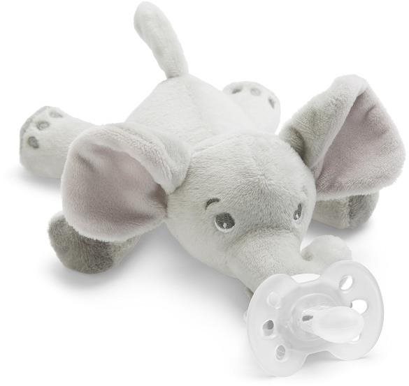 Szundikendő Philips AVENT plüss játék / cumi - elefánt