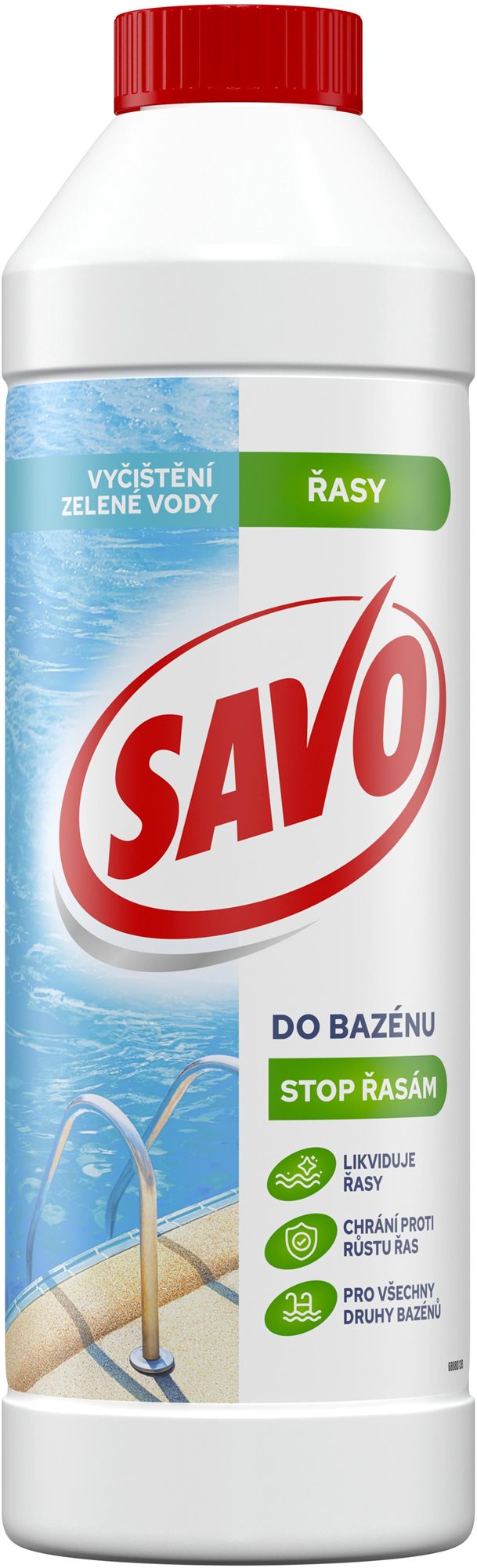 Bazénová chemie SAVO bazén - Stop řasám 900ml