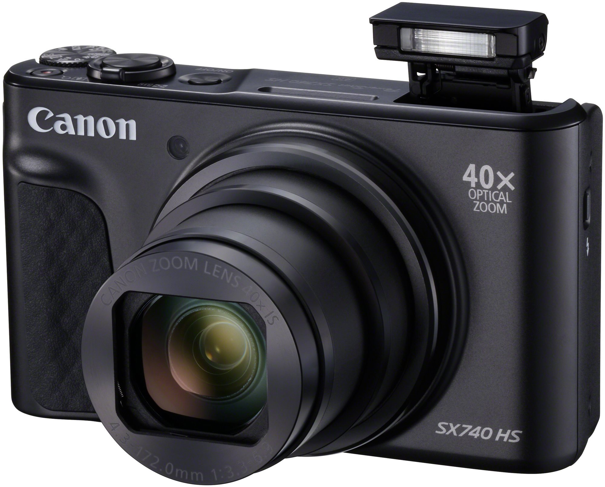 Digitális fényképezőgép Canon PowerShot SX740 HS fekete