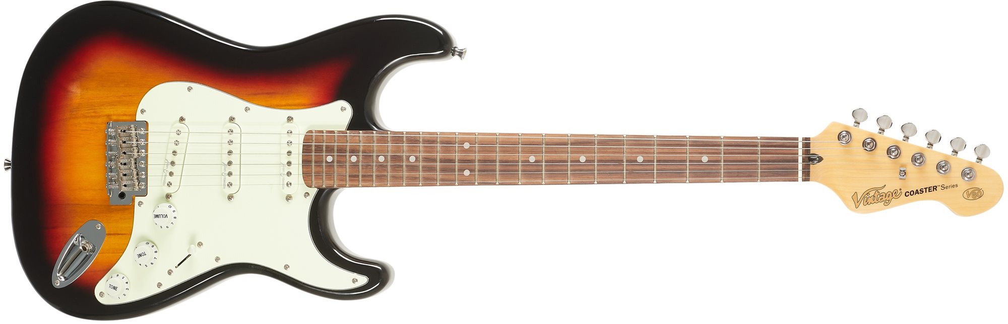 Elektromos gitár VINTAGE V60 Coaster 3 Tone Sunburst