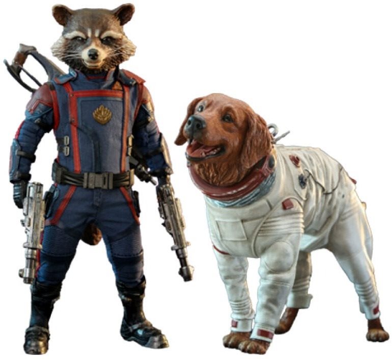 Figura Guardians of the Galaxy Vol. 3 - Rocket és Cosmo - figura