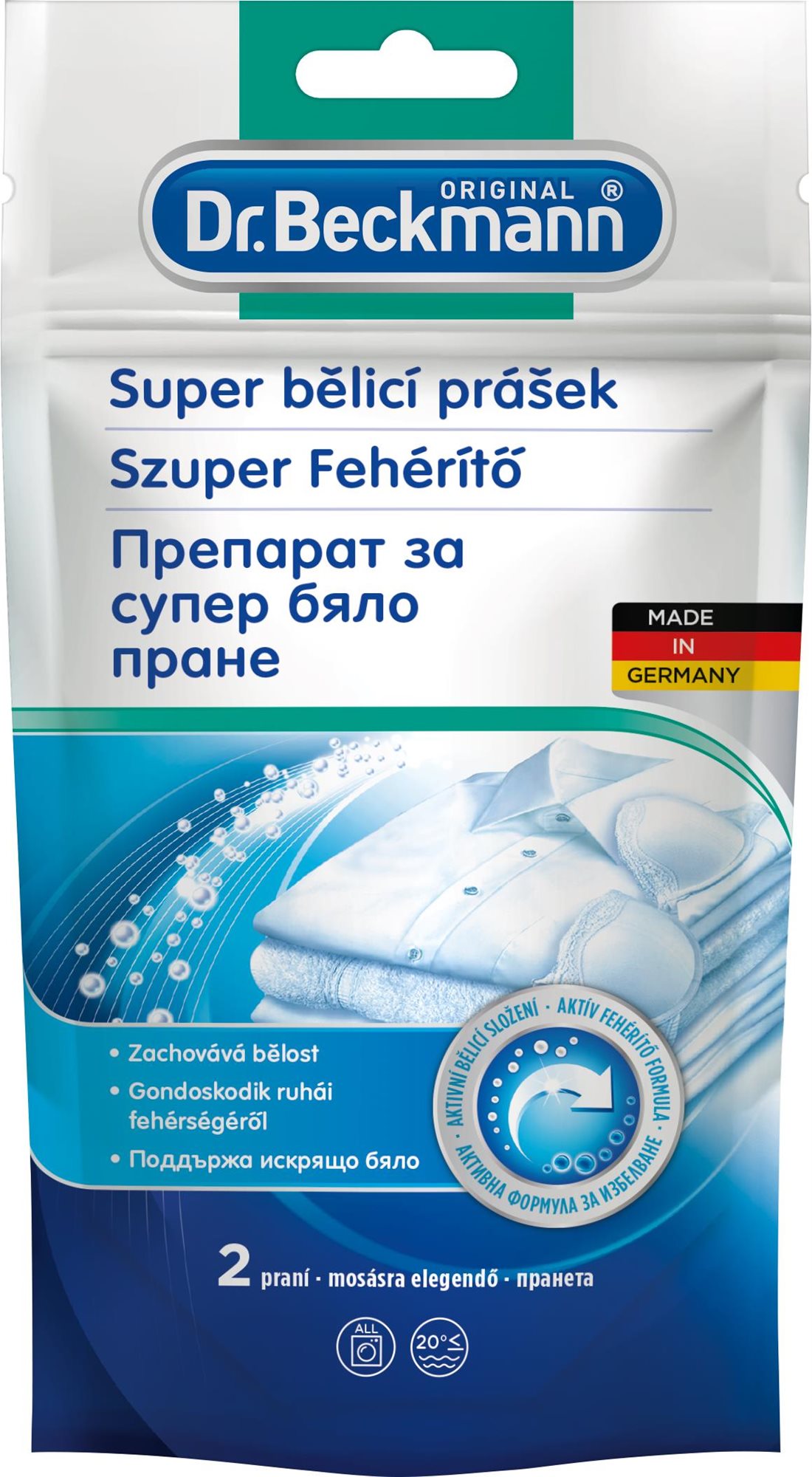 Folttisztító DR. BECKMANN Szuper fehérítőpor 80 g (2 mosás)